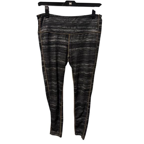 Athleta Jacquard Chaturanga Women’s Leggings – Black – Size Medium - Picture 1 of 4